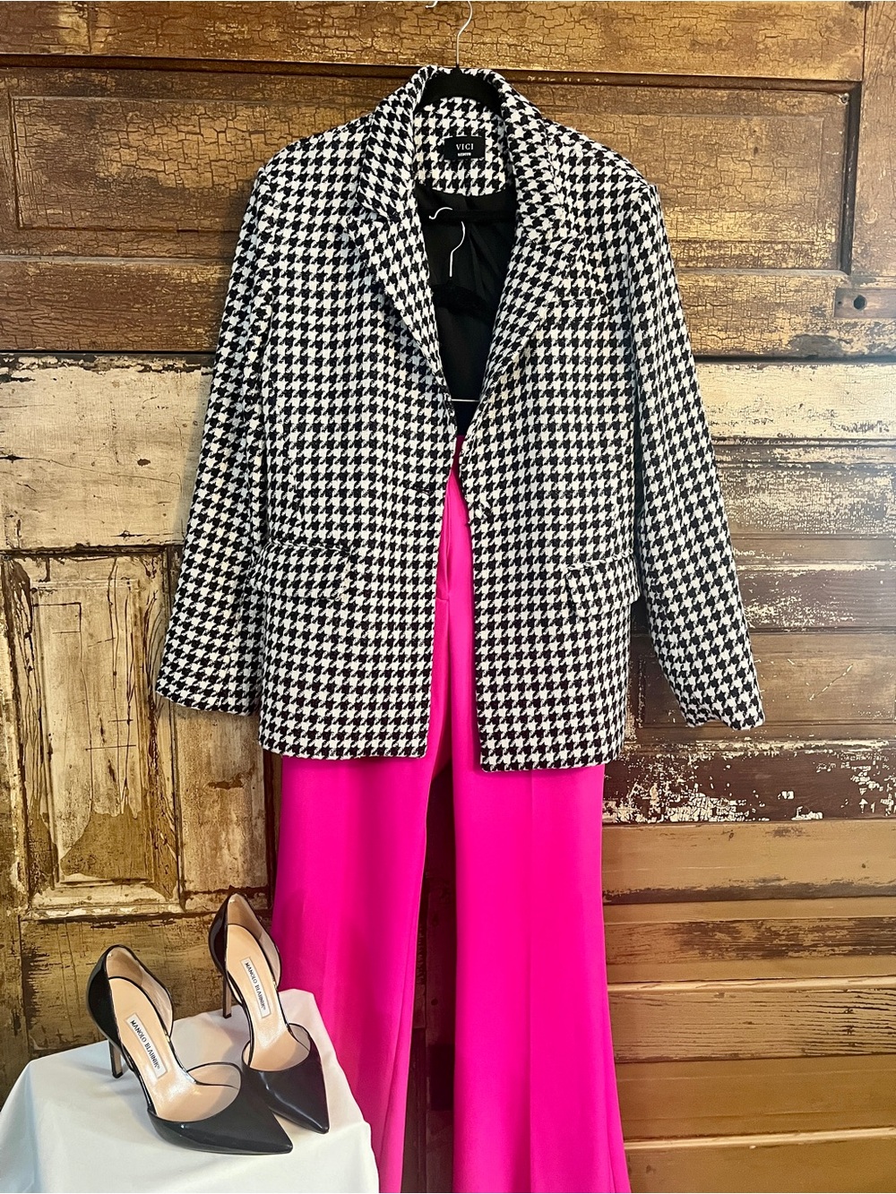 NWT Express Hot Pink Wide-Leg Women's Pants